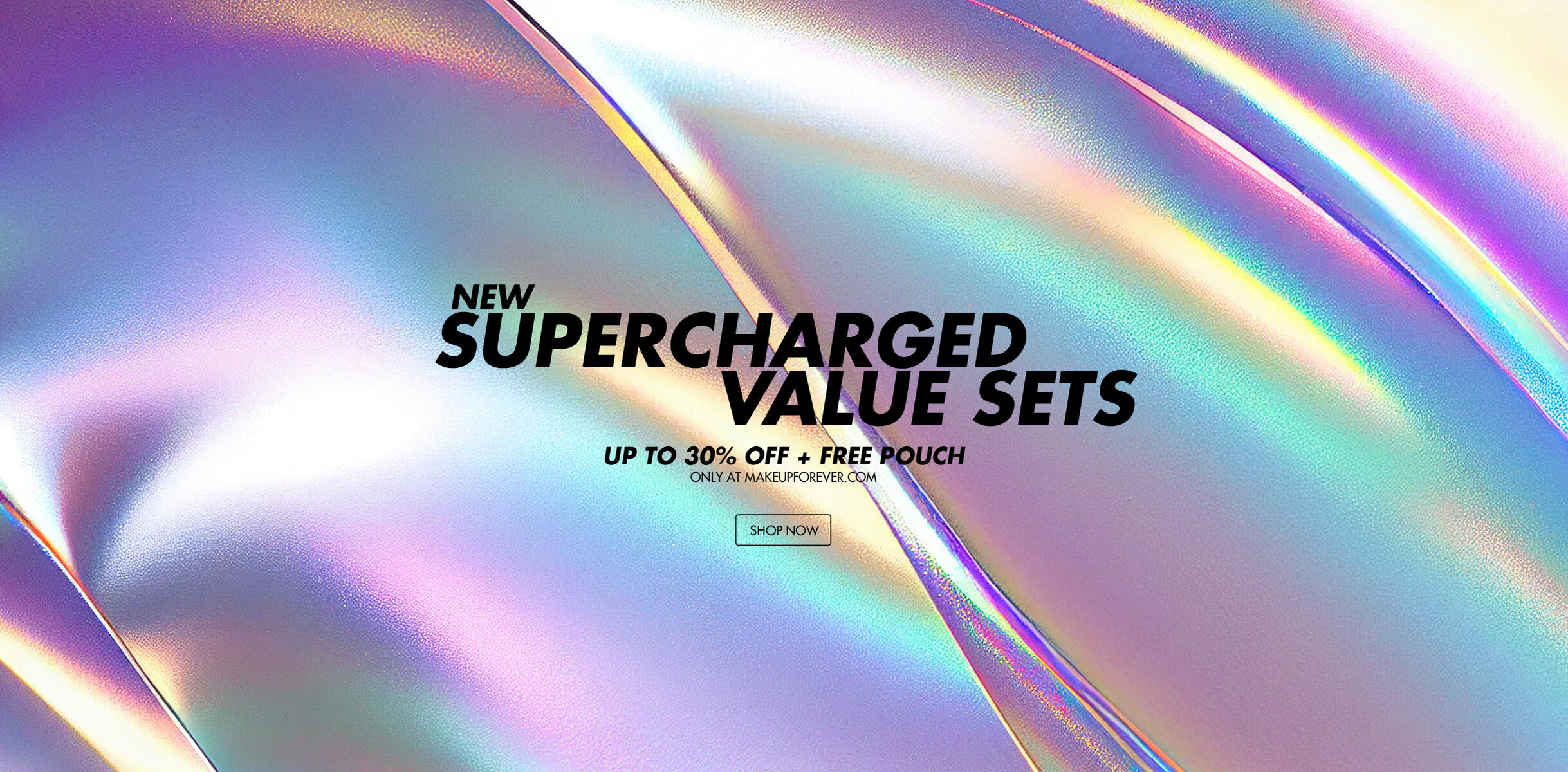 SUPERCHARGED VALUE SETS - UP TO 30% OFF + FREE POUCH