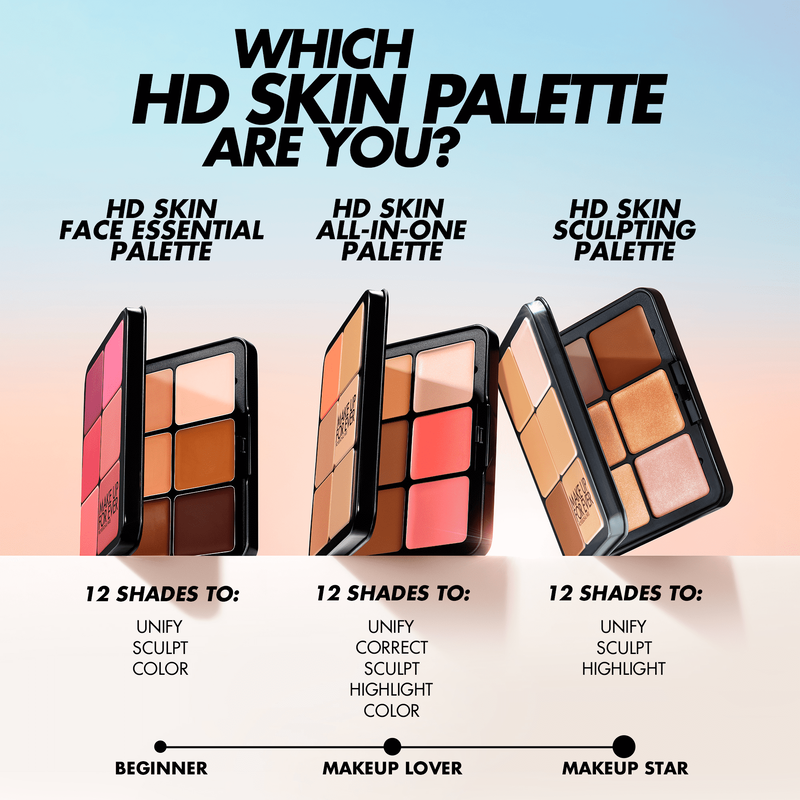 HD Skin Face Essentials - Paleta de base e blush em creme ❘ Make Up For  Ever ≡ SEPHORA