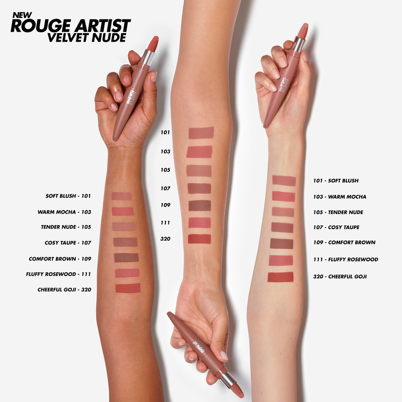 Make Up For Ever, *NEW* Rouge Artist Lipstick: Review and Swatches
