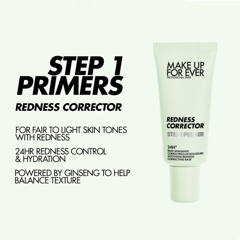 Makeup Forever. Redness Corrector . Step 1 Primer