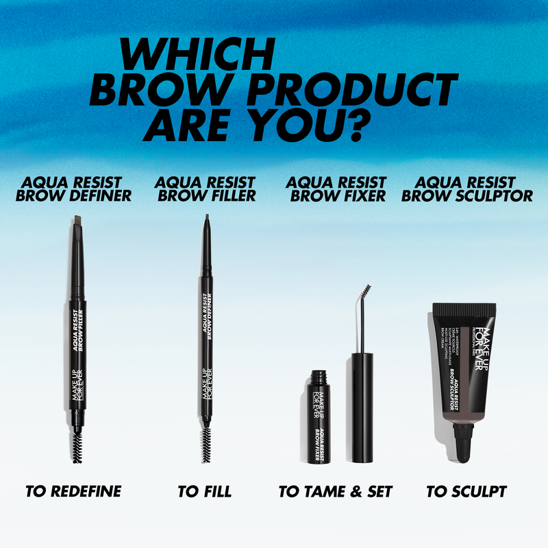 Aqua Resist Brow Definer - Eyebrow Makeup – MAKE UP FOR EVER